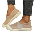 thumbnail image 7 of Orthopedic Shoes for Women, Women Wide Width Breathable Walking Comfortable Slip on Sneakers,Lightweight Sneaker Nurse Shoes Arch Support Sneakers Coffee 7.5, 7 of 7