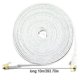 thumbnail image 2 of Cable de red tipo Cat7, oficina en casa, hotel, cable plano de Internet, cable Ethernet, tipo plano, blanco, 10 metros Monstrate EL4498-12, 2 of 2