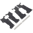 thumbnail image 1 of 1 Set Carbon Fiber Front Rear Suspension Arm Protection Plate Cover For Traxxas 1/8 4WD Sledge Monster RC Truck, 1 of 10