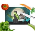 thumbnail image 2 of Caroline's Treasures Halloween Scary Black Russian Terrier Glass Cutting Board Large, 2 of 2