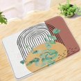 thumbnail image 2 of Boho Bathroom Rug Non Slip Aesthetic Minimalist Mid Century Bath Mat Eucalyptus Leaves Cute Abstract Contemporary Art Terracotta Print Bathroom Accessories Shower Mat Kitchen Rug 29.5x17.7inch, 2 of 5