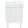 thumbnail image 3 of Scratch - Resistant and Easy - Clean - Upgrade Your Bathroom with a 21.6" Ceramic Vanity Sink, 3 of 5