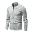 thumbnail image 1 of Manteau Chandail pour Hommes Design à Fermeture Éclair Veste Décontractée Chaude d'Hiver Chandail Élégant Mode Automne, 1 of 5