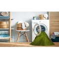 thumbnail image 2 of Ahgly Company Tapis d'Intérieur Ronds Transitionnels Lavables à la Machine, Vert Algue, 4 Pieds Rond, 2 of 7