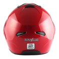 thumbnail image 7 of 1Storm Motorcycle Street Bike Modular/Flip up Dual Visor/Sun Shield Full Face Helmet HG339 Glossy Red, 7 of 7