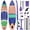 Fusion Electric Purple, variant on SamaDally 11' Paddle Board, 34'' Extra Wide Stable SUP Board for 2 People/Family, 420LB Capacity, Non-Slip Color-Block EVA Deck, Complete Accessories Kit for Fishing & Surfing