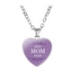 thumbnail image 2 of Collar para mujer, joyería para mujer, joyería para mujer, collar con colgante de corazón con letra de mamá, collar con piedras preciosas, collar, joyería, 2 of 2