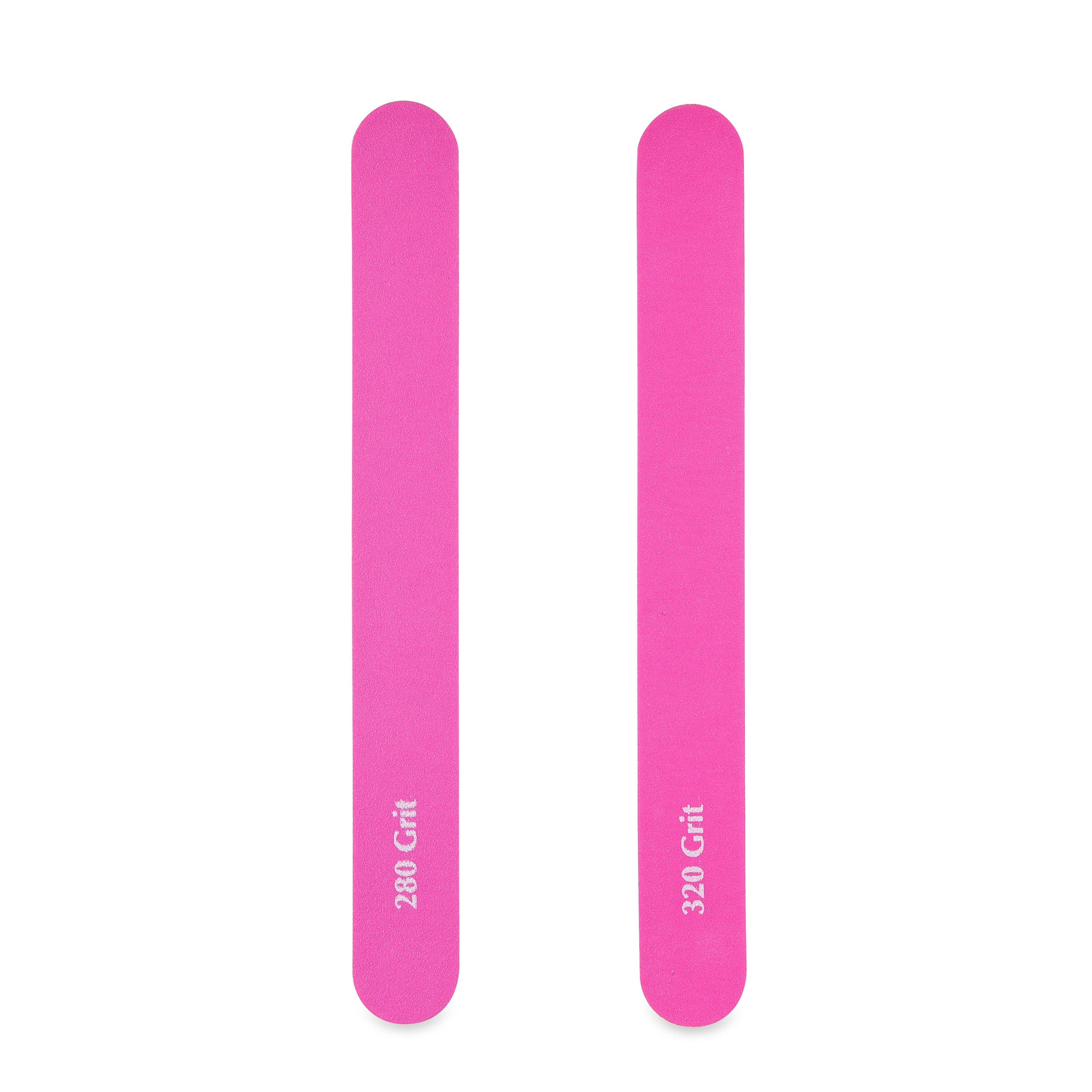 (25 pack) Equate 280/320-Grit Salon-Style Files, Pink, 2 Count