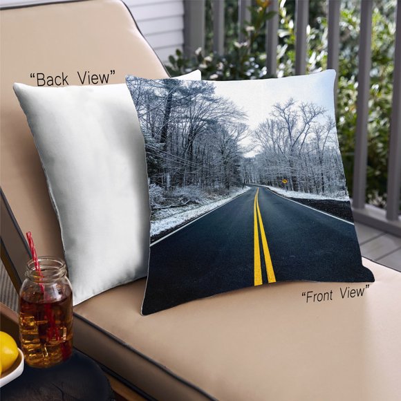 Ahgly Company State Ohio Outdoor Throw Pillow, 18 inch by 18 inch