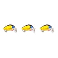 thumbnail image 2 of sweethay Wobbler-señuelo de Pesca Artificial, cebo de Pesca duro flotante, Señuelos de Pesca, lubina, anzuelo triple, 2,6 cm, 1 ud. Type1 NO1, 2 of 6