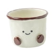 thumbnail image 3 of Taza de café de cerámica, taza de té, linda taza portátil para el hogar o el trabajo, taza de porcelana, regalo para sin mango, 3 of 9