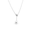 thumbnail image 2 of Zeus Collier Clavicule Chaîne Réglable Fine en Fausse Perle Accessoire de Bijou pour la Saint-Valentin, 2 of 6