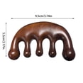 thumbnail image 3 of Scalp Massage, Head Massager Scalp, Guasha, Wooden Head Scalp Massager Comb, Sandalwood Scalp Massage Wood Tool, Hair Massager Gua Sha Brush for Women Men Hair Growth, Coffee, 3 of 7
