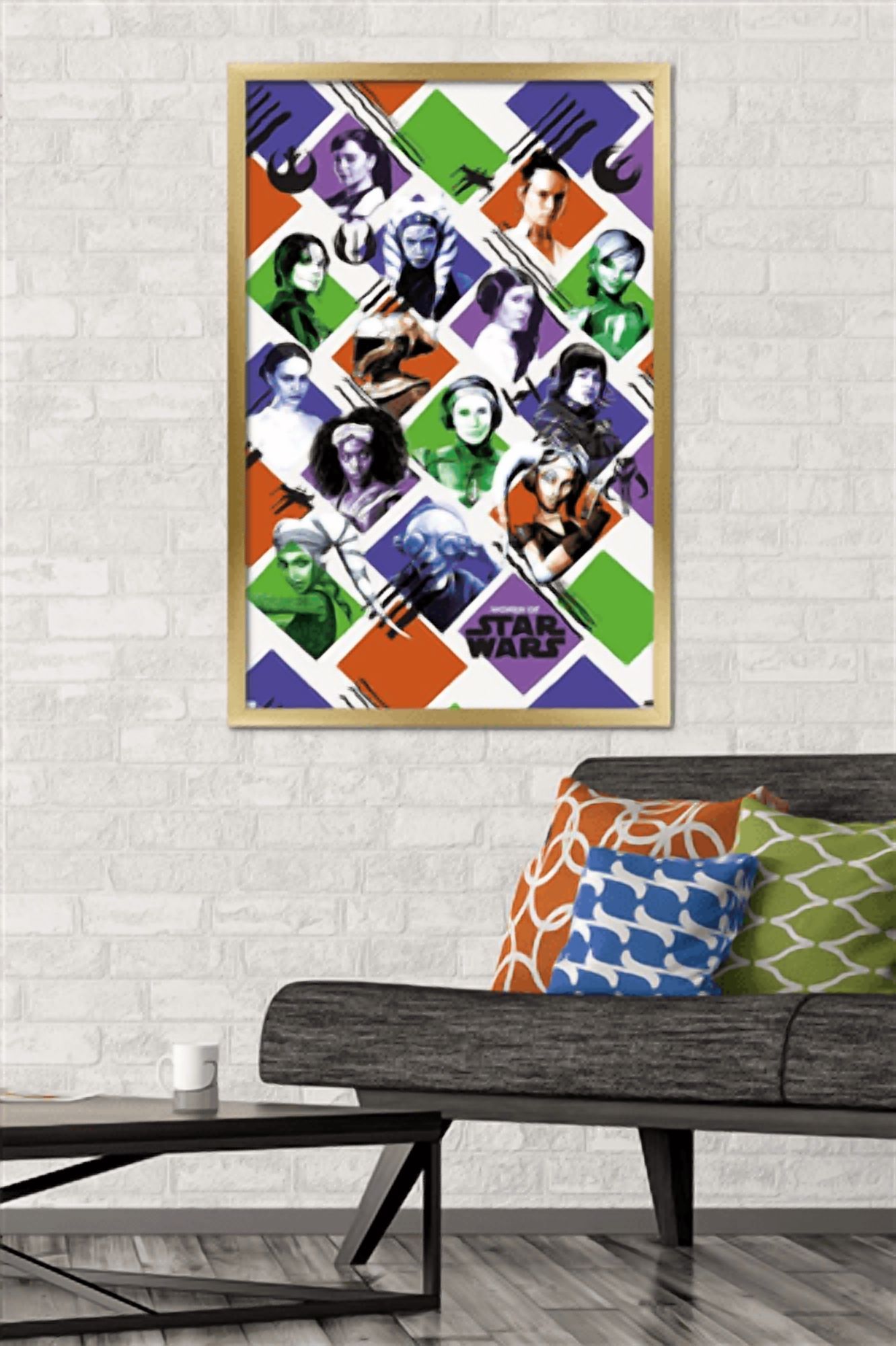 Star Wars: Saga - Women of Star Wars Wall Poster, 22.375" x 34" Framed