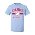 thumbnail image 2 of Wild Bobby City of Atlanta Baseball Fantasy Fan Sports Men's T-Shirt, Light Blue, X-Large, 2 of 6