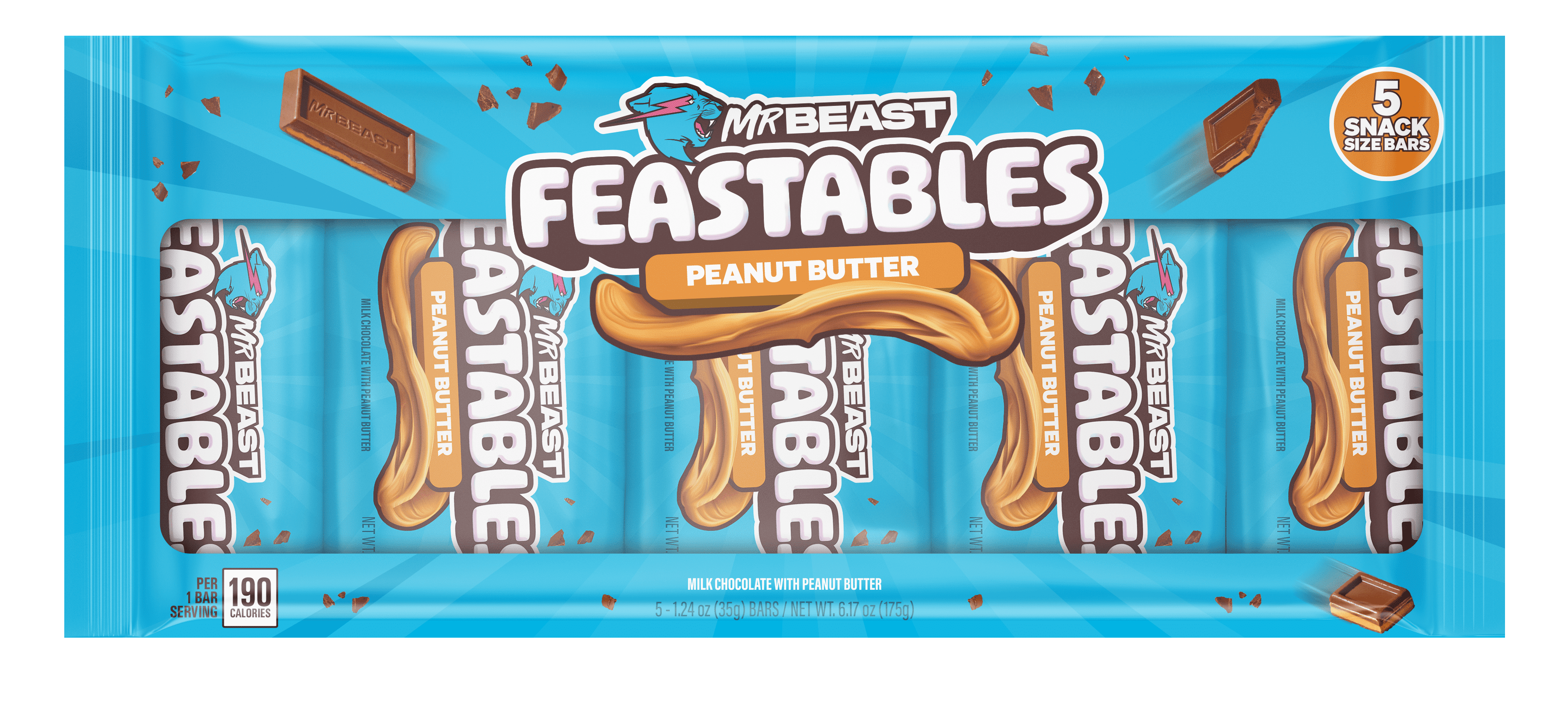 MrBeast Feastables サンプラー 2箱セット　ミスタービースト Feastables MrBeast Milk Chocolate Bar Variety Pack, 4 Count