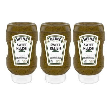(3 - Pack) Heinz Sweet Relish Squeeze Bottle, 12.7 oz