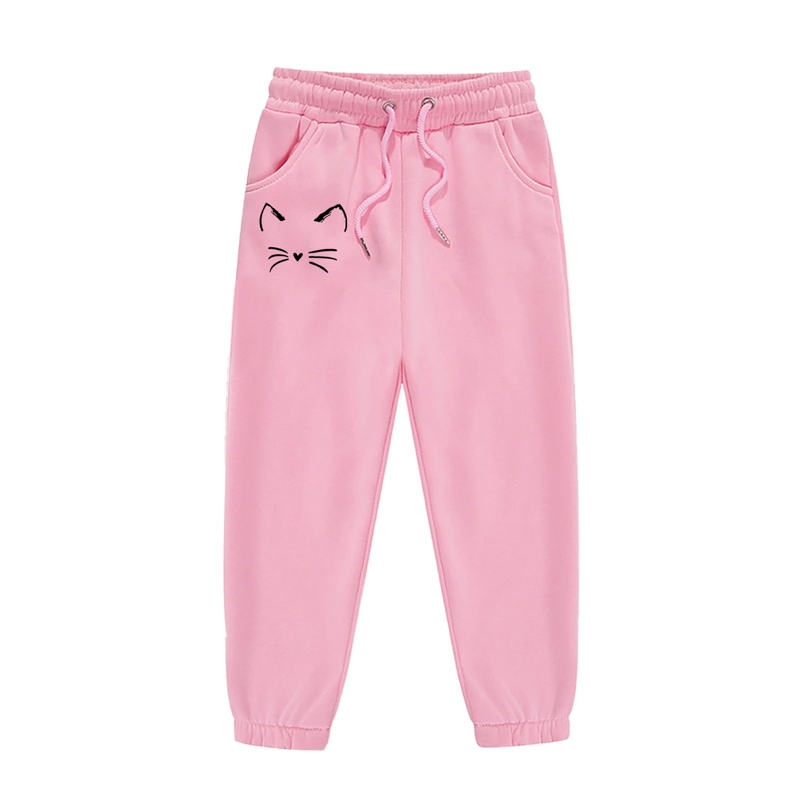 Girls Boys Sweatsuit Set,2 Piece Long Sleeve Pink Basic Hoodie and Sweatpants Warm Fall Winter Clothes Boys Outfits Size 12-13 Years