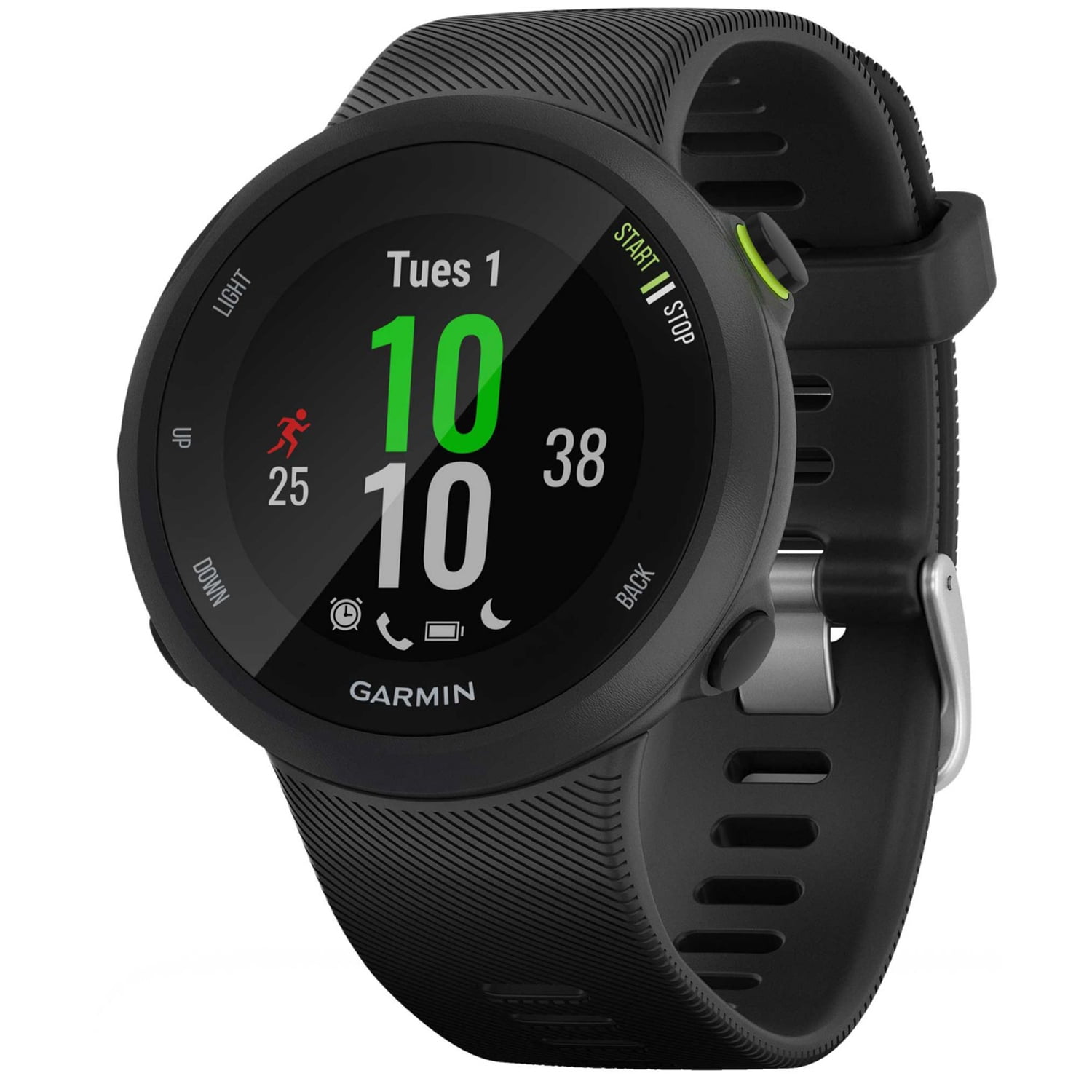Kinematik Lad os gøre det sandsynligt Garmin 010-N2156-05 Forerunner 45 GPS Heart Rate Monitor Running Smartwatch  (Black) - (Renewed) Bundle With Fitness & Wellness Suite (WEYV, Yoga Vibes,  Daily Burn) - Walmart.com