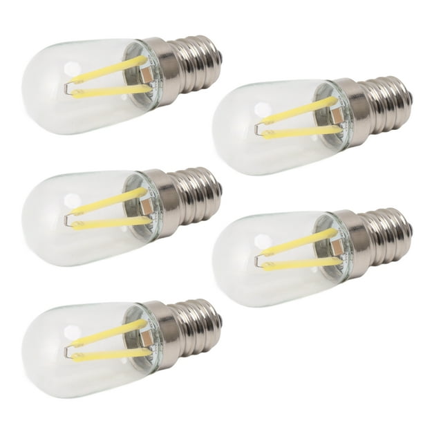 uds bombilla de lámpara para refrigerador bajo calor bajo consumo de energía E12 bombilla LED para frigorífico 120V luz blanca