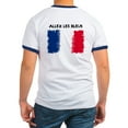 thumbnail image 2 of CafePress - France World Cup 2010 Ringer T - 100% Cotton Ringed T-Shirt, 2 of 5