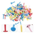 thumbnail image 1 of SEWACC Two Legged Nails 120 Pcs Decorative Brads for Art Supplies Production, 1 of 8