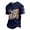 #01 Navy, variant on America 250 Shirts for Men Usa Flag Print Short Sleeve Crew Neck Waffle Muscle Tops Letter Print Muscle Relaxed Fit Comfy Workout Tees, White, #01 White