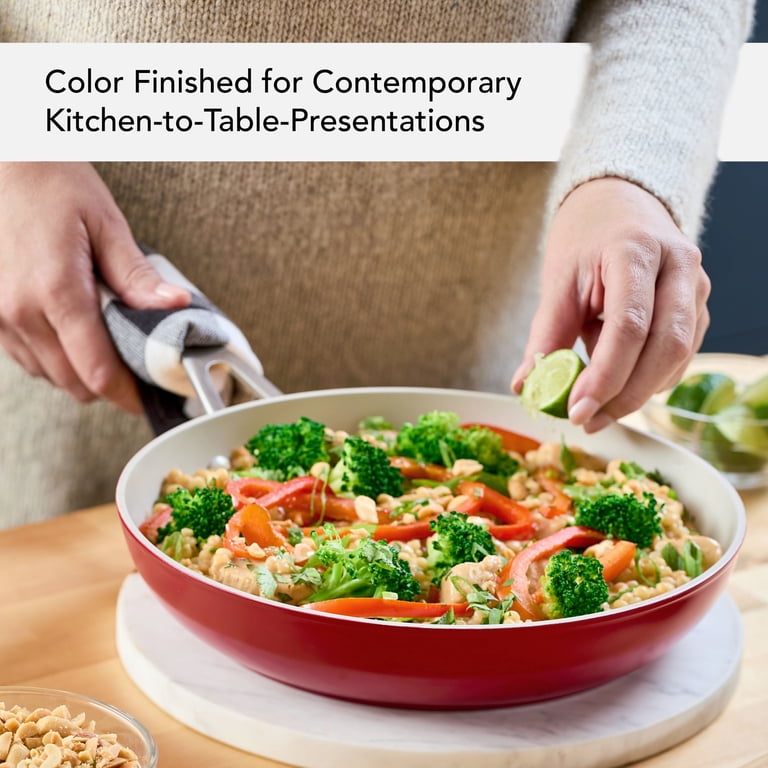 KitchenAid Ceramic Forged 10 Pcs Nonstick Cookware Set, Dishwasher