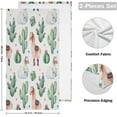 thumbnail image 2 of Dreamtimes Tropical Catus 2 pcs Hand Towels Set, Soft Lightweight Highly Absorbent Towel for Bathroom Toilet Kitchen Beach 28.3x14.4in, 2 of 7