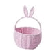 thumbnail image 4 of Cesta de almacenamiento tejida, cesta de comestibles, contenedor, cesta decorativa, cesta bonita hecha a mano Rosa, 4 of 9