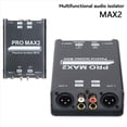 thumbnail image 2 of 2X Aislador de Audio de 2 Vías Eliminador de Ruido de Corriente de Audio XLR 6.5 Mezclador Lotus Isolator Transmisión en, 2 of 5