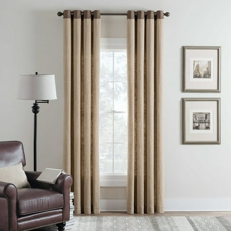 Cambria Malta Remix 95 Inch Grommet Top Window Curtain Panel In