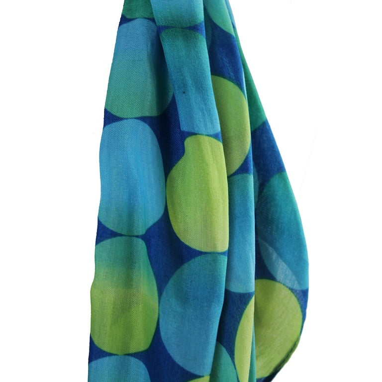 Calvin Klein Blue Geo Print Infinity Loop Scarf OS Walmart