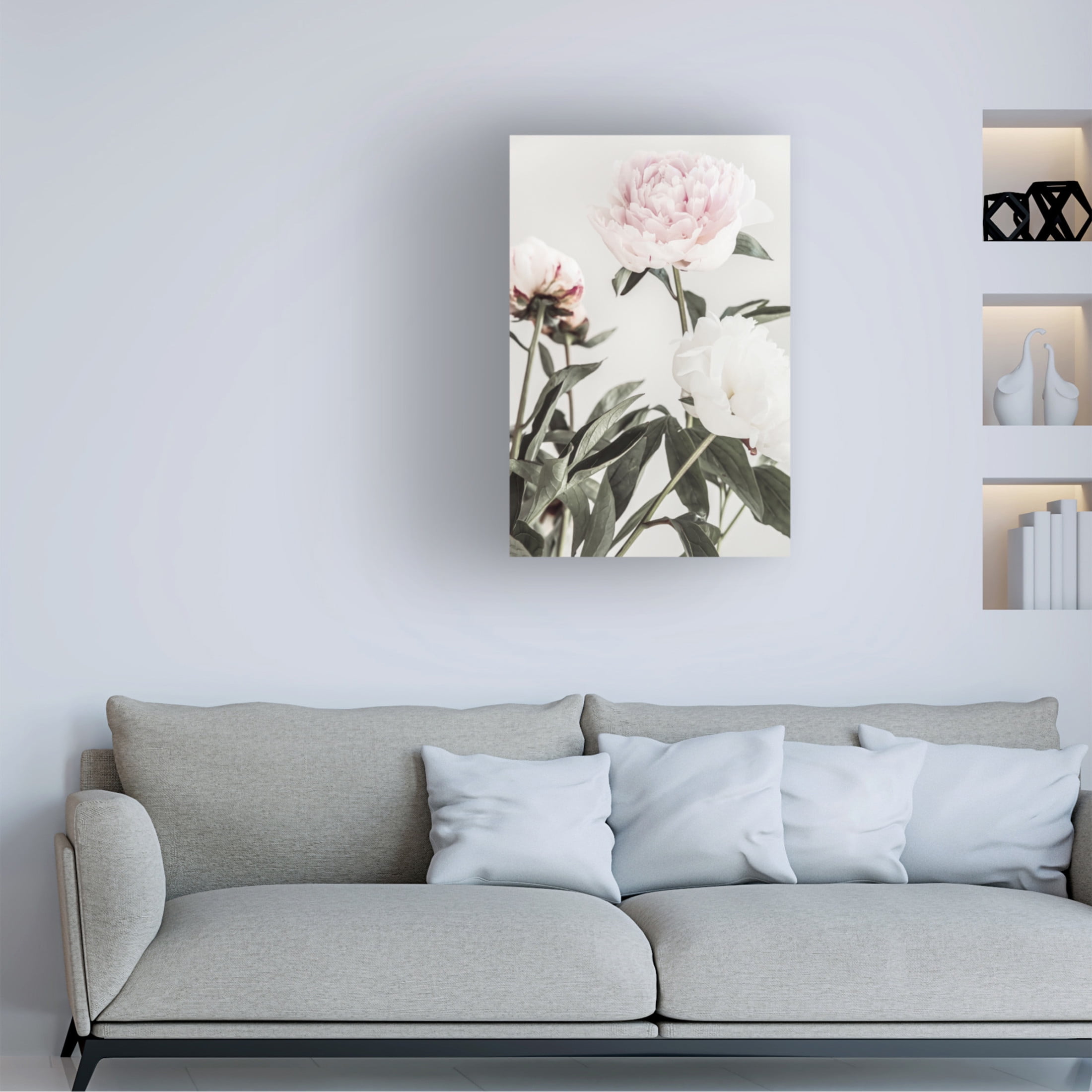 Pictufy Studio III 'Peony 4' Canvas Art - 16 x 24 Inches