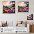 thumbnail image 4 of Designart "France Lavender horizon IV" Landscapes Floater Framed Wall Decor, 4 of 7