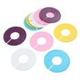 thumbnail image 7 of 10pcs Plastic Clothes Size Dividers Round Clothing Hanger Circle for Store Market Shopping Mall (Mixed Colors), 7 of 7