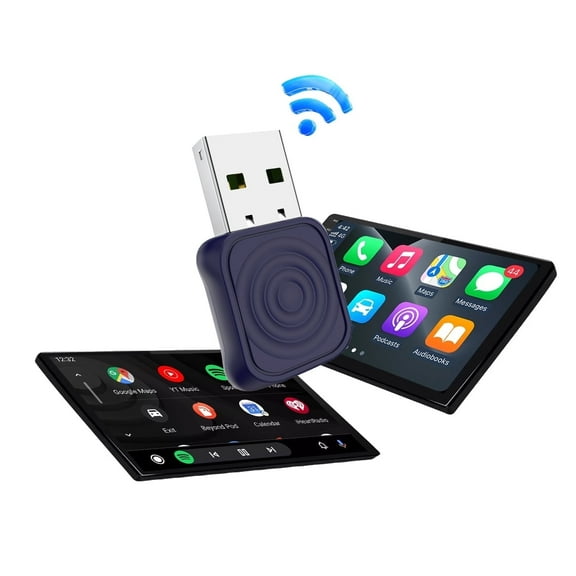 CarlinKit Mini Ultra,Wireless CarPlay & Android Auto Adapter, Mini Type-C for Wired CarPlay/Android Auto Cars