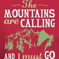 thumbnail image 3 of CafePress - The Mountains Are Calling Dark T Shirt - Men's Classic Graphic Cotton T-Shirt, 3 of 4
