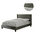 thumbnail image 6 of Tina Tufted Bed Frame Queen Size - Silver, 6 of 9