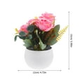 thumbnail image 2 of IDEANATEGRATE Planta Artificial En Maceta Rosa Para De Hogar Y Oficina, 2 of 6