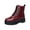 Burgundy, variant on Women's Janet Booties in Black Size 7.5