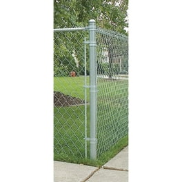 YardGard 6 in. H Aluminum Chain Link Fence End/Gate Post Kit
