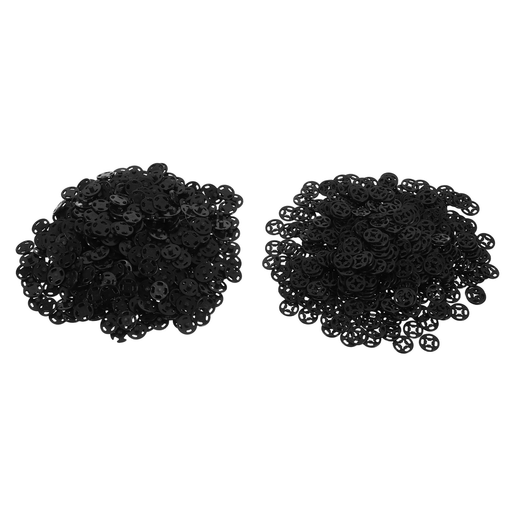 UPOUART Black Invisible Nylon Fasteners for Sewing, Crafts, Casual and Professional Wear, and Easy to Use