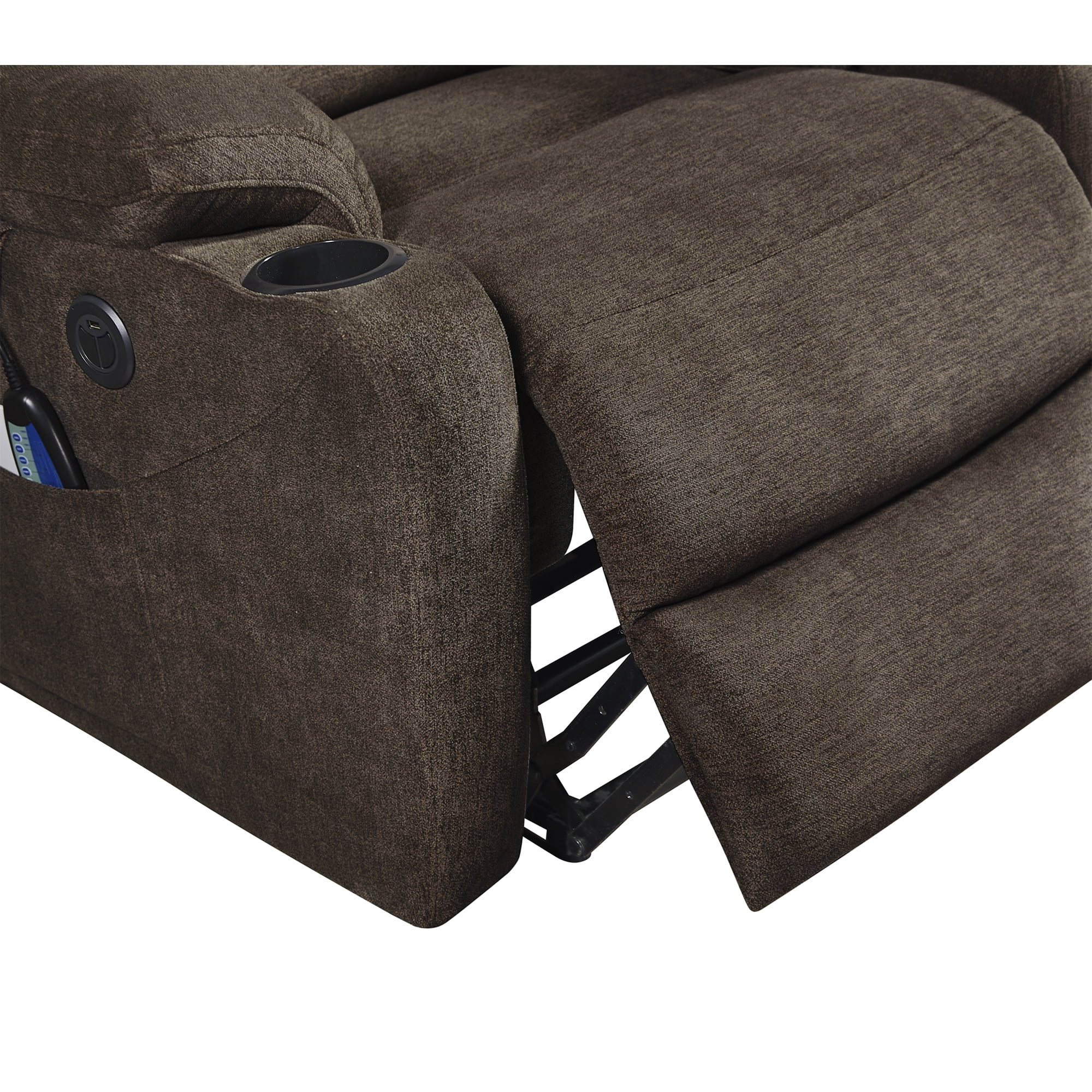 Kadyn Rocking Recliner Chair, Electric Power Lift Recliner Chair Sofa with Massage and Heat for Elderly for Living Room Bedroom, USB Ports, Brown Kadyn Rocking Recliner Chair, Electric Power Lift Recliner Chair Sofa with Massage and Heat for Elderly for Living Room Bedroom, USB Ports, Brown