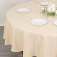 thumbnail image 6 of BalsaCircle 90" Premium Round Polyester Tablecloth Wedding Table Linens Beige, 6 of 8