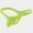 Yellow, variant on Babcutegg Mens Briefs Mesh Splice Breathable Low Rise Ice Silk T Back Solid Color Underwear Size 2XL