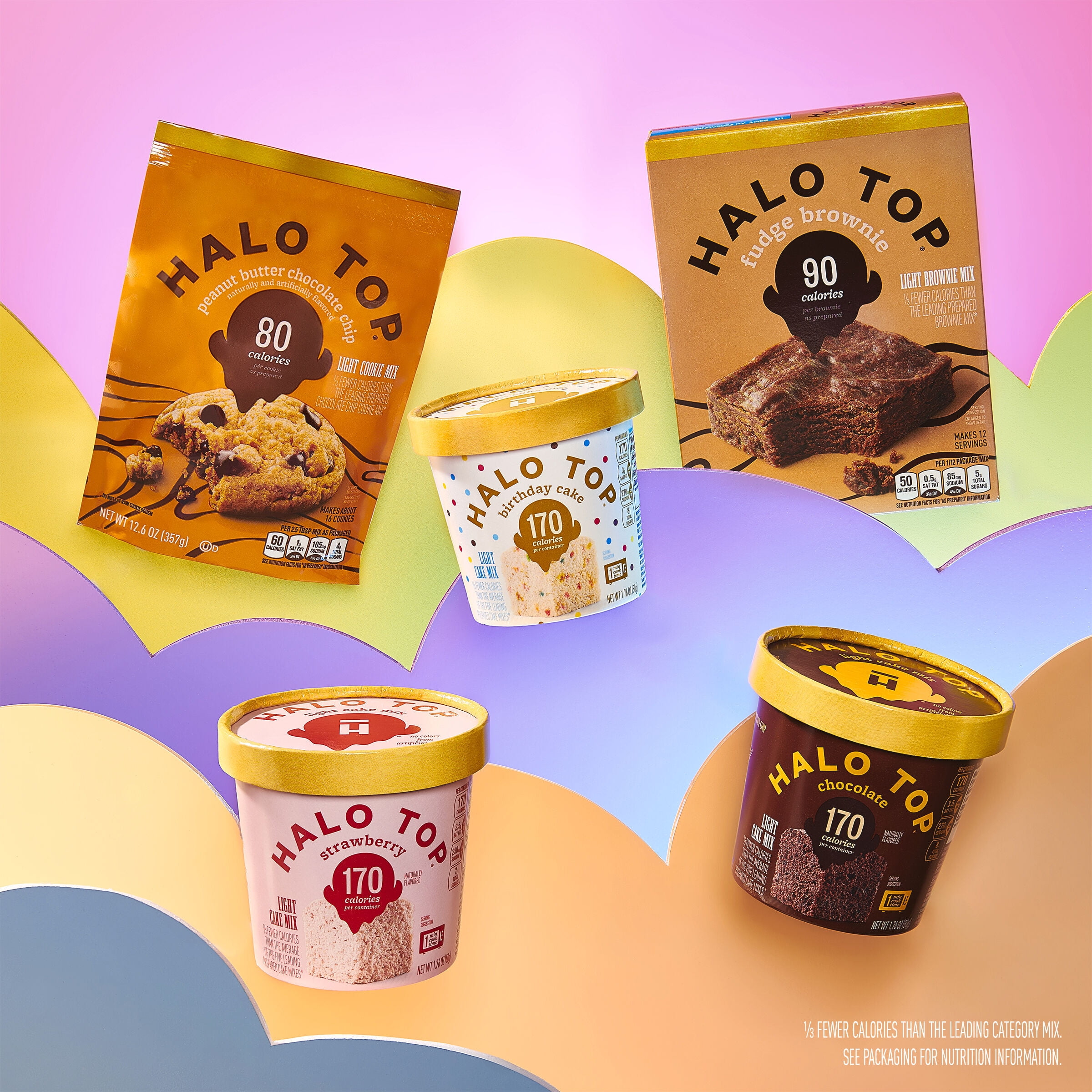 Halo Top Peanut Butter Chocolate Chip Light Cookie Mix, 12.6 oz.