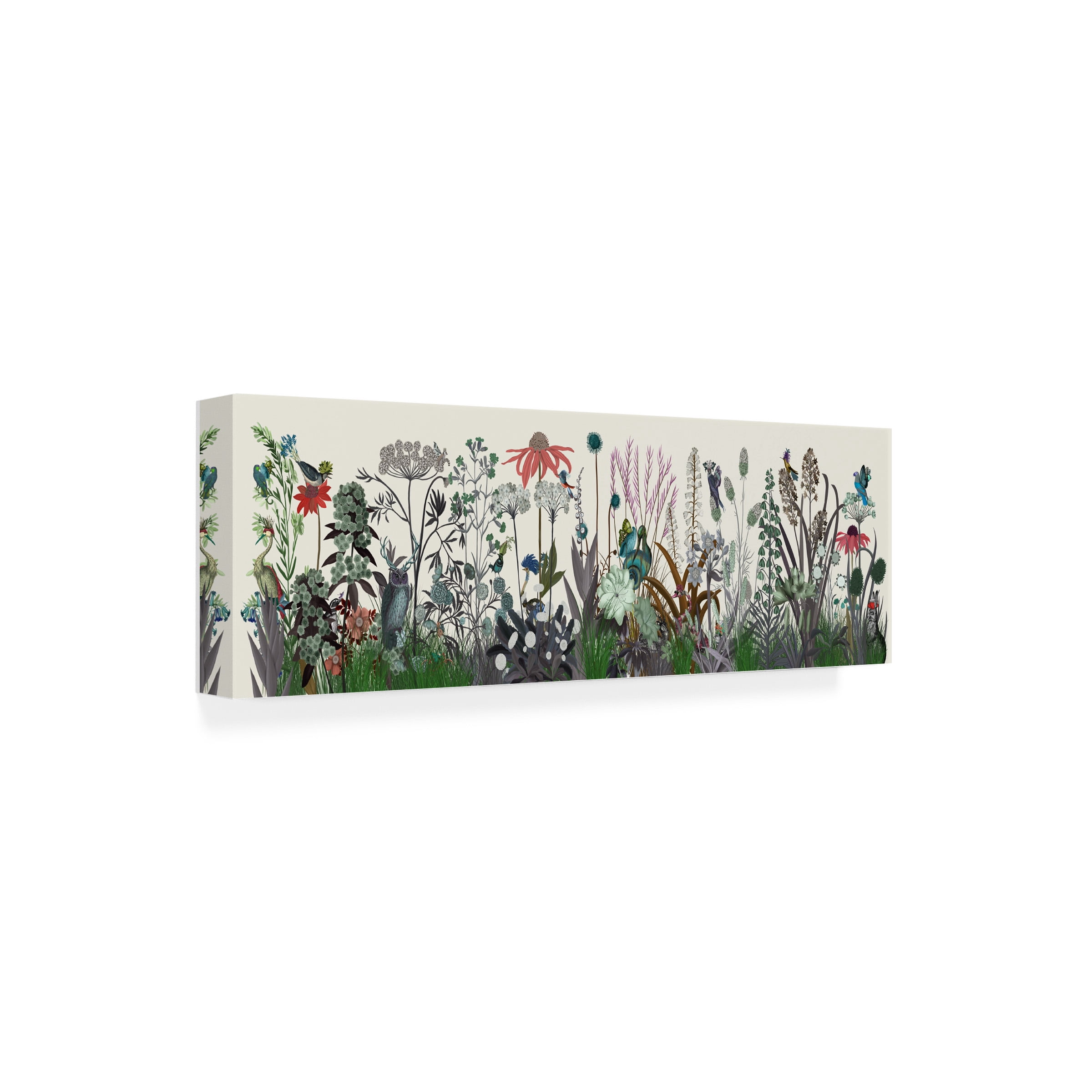 Fab Funky 'Wildflower Bloom' Canvas Art