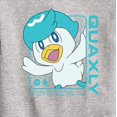 thumbnail image 3 of Pokémon - Quaxly Stats - Youth Crewneck Fleece Sweatshirt, 3 of 5