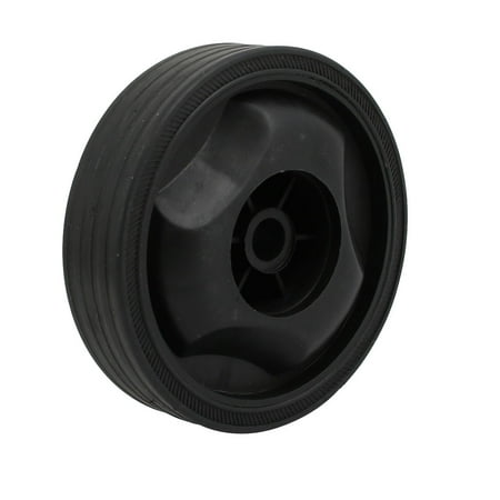 Compressor Part Replacement - 115mm Dia Plastic Replacement Parts Wheel Casters Black for Air Compressor